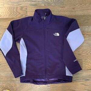 The North Face Women's Deep Purple Ski Jacket -fleece lined throughout